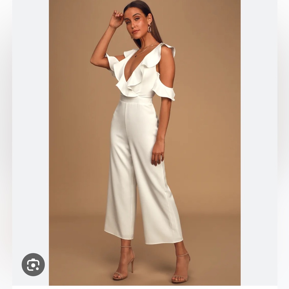 White jumpsuit from Lulus size small